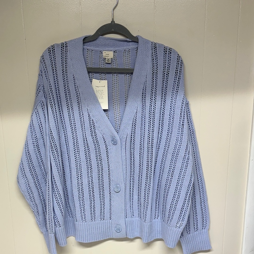 a new day Light Blue Knit Cardigan